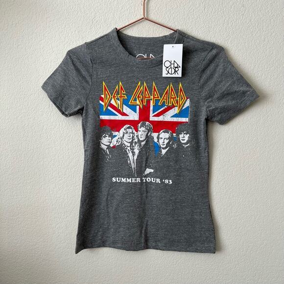 Chaser Def Leppard Summer Tour 1983 Tee Gray - Picture 3 of 6